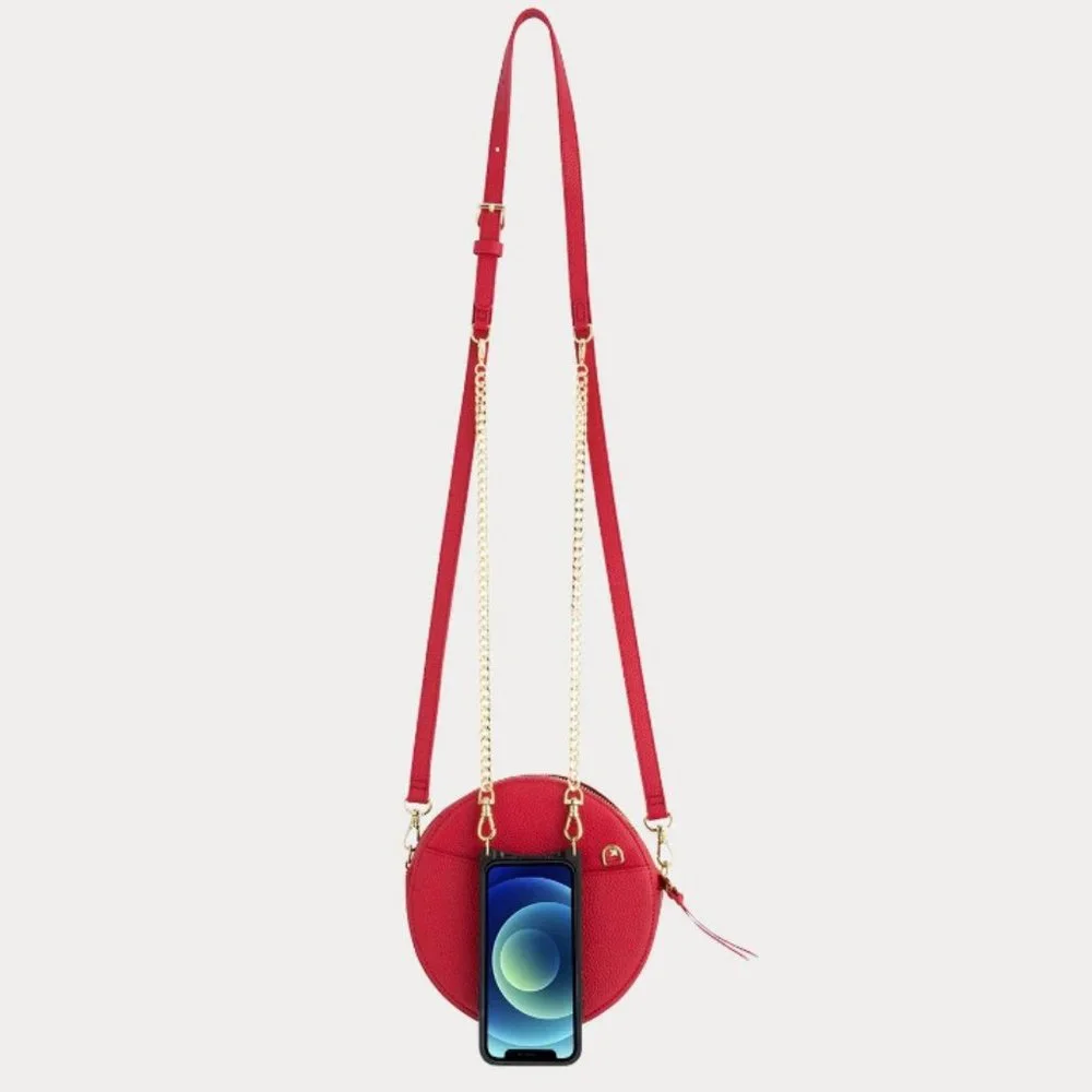 Bandolier round crossbody